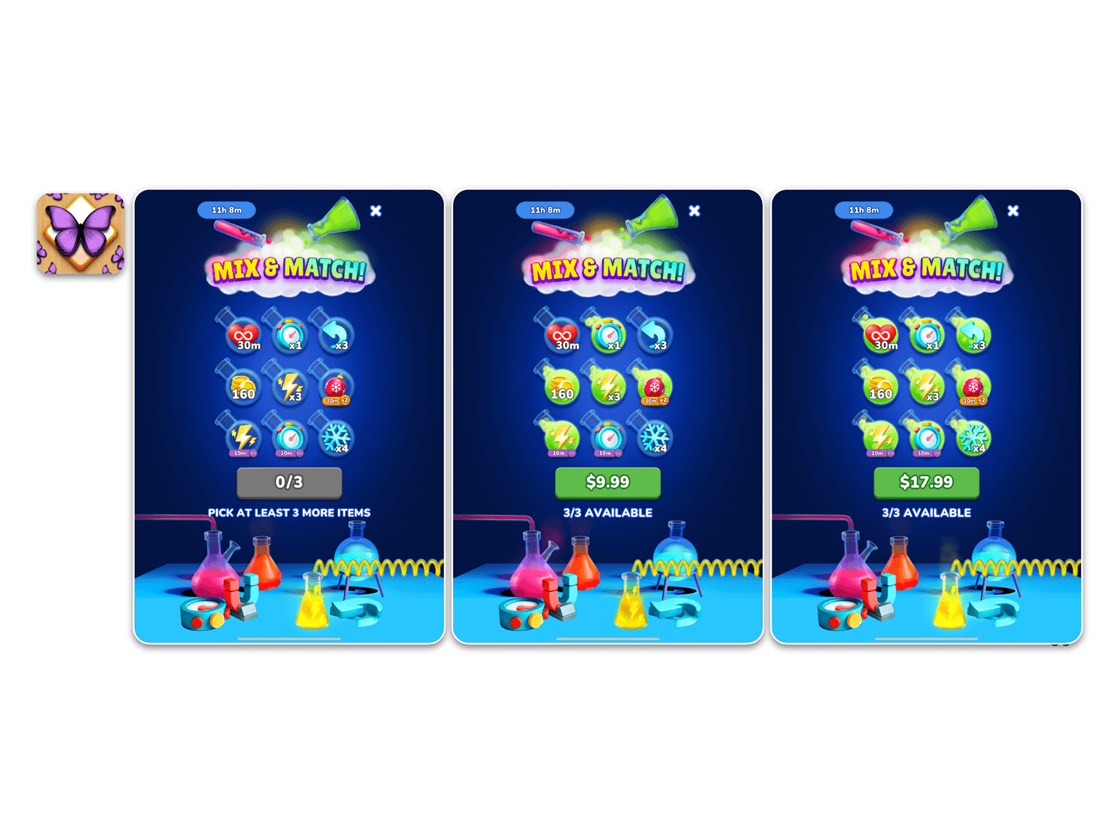 IAP monetization customizable bundles