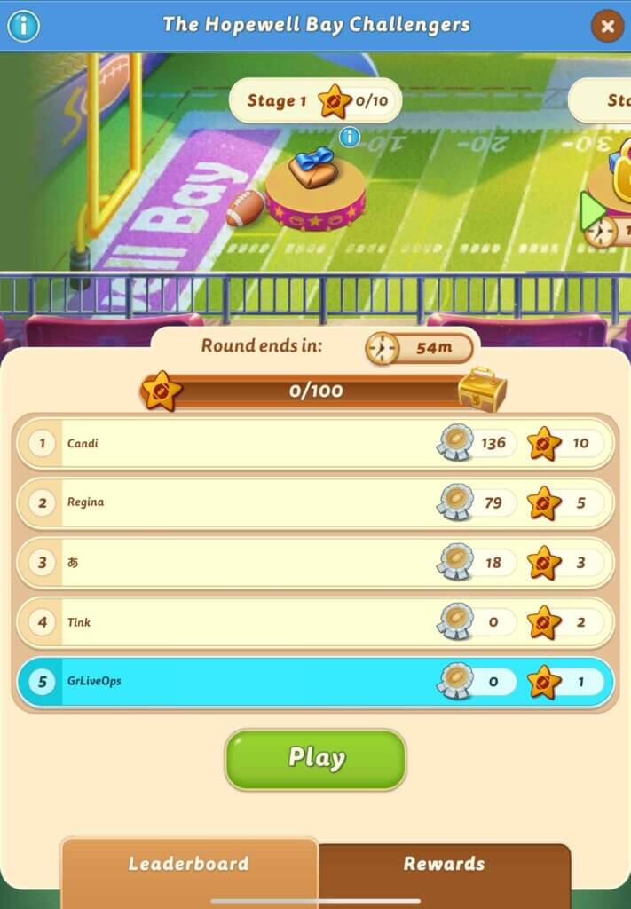 Hopewell Bay Challengers Rounds